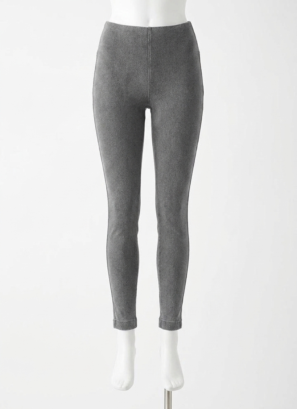 NEW LYSSE toothpick denim leggings in mid grey